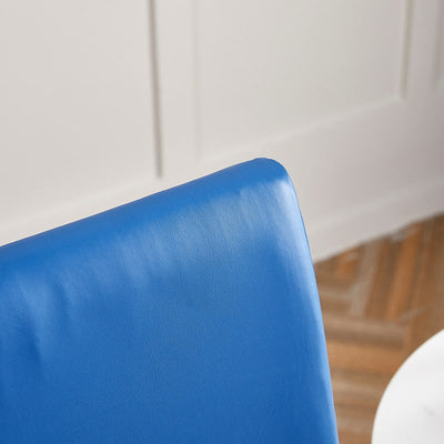 Fodera Per Sedia In Ecopelle Blu