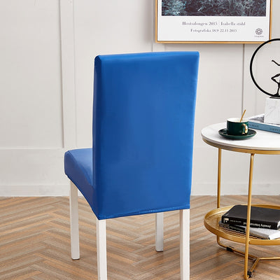 Fodera Per Sedia In Ecopelle Blu