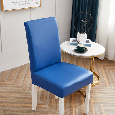 Fodera Per Sedia In Ecopelle Blu