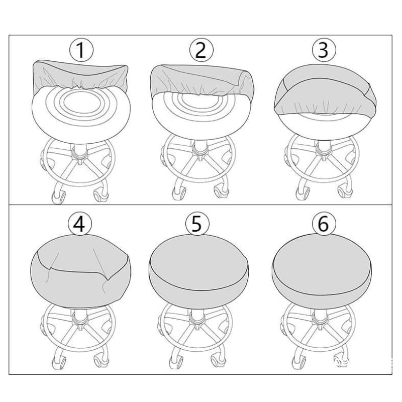 Coprisgabello Da Bar Rotondo Marrone Caffè
