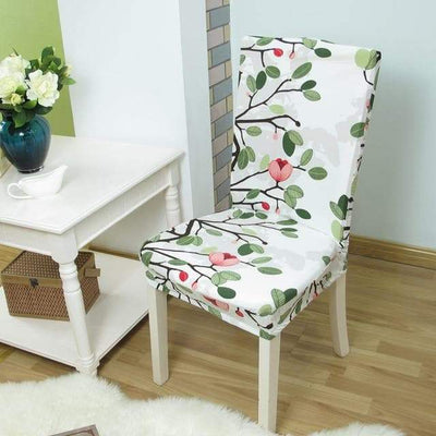 Coprisedia Bianco Con Foglie Verdi E Rose Liza