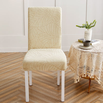Fodera Per Sedia Impermeabile Foglia Beige