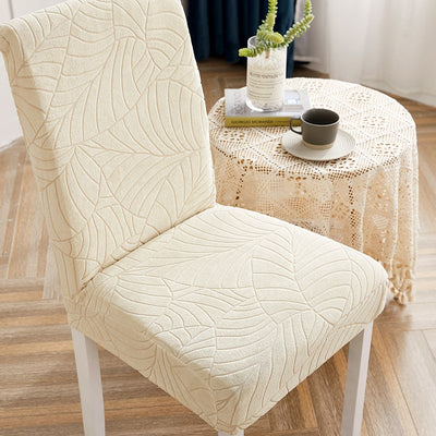 Fodera Per Sedia Impermeabile Foglia Beige
