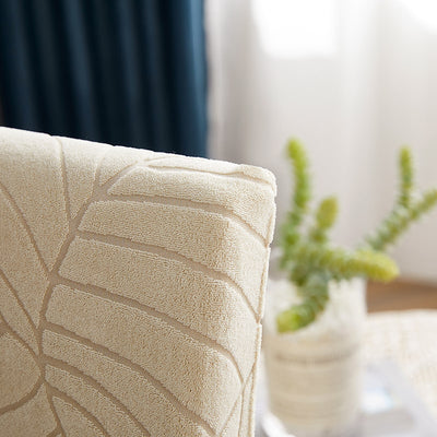 Fodera Per Sedia Impermeabile Foglia Beige