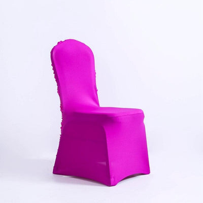 Fodera Per Sedia Da Matrimonio Fiore Magenta