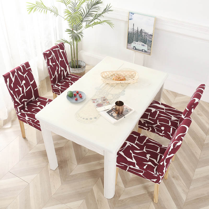 Fodera Per Sedia Bi-Stretch Rossa