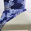 Coprisedia Vintage Bianco E Blu