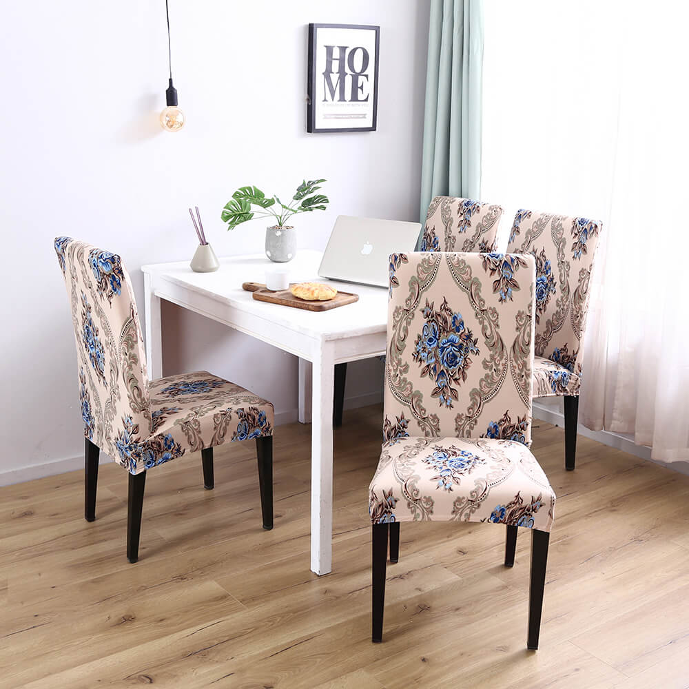 Fodera Per Sedia Beige Vintage