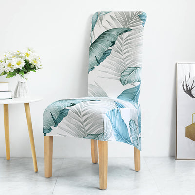 Fodera Per Sedia Xl Floreale Turchese
