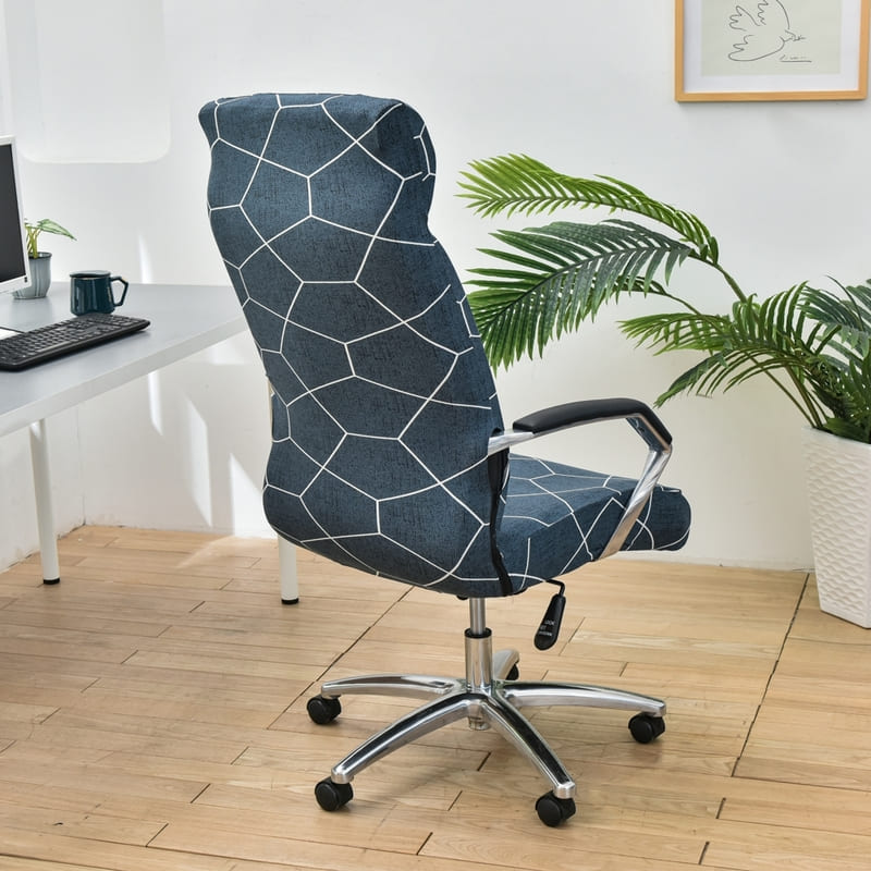 Fodera Per Sedia Da Ufficio Blu Petrolio