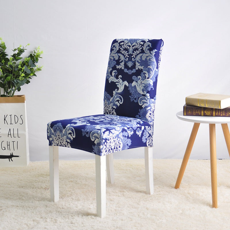 Coprisedia Vintage Bianco E Blu