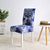 Coprisedia Vintage Bianco E Blu