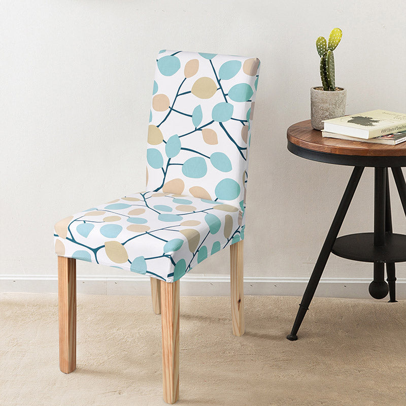 Fodera Per Sedia Floreale (Blu)