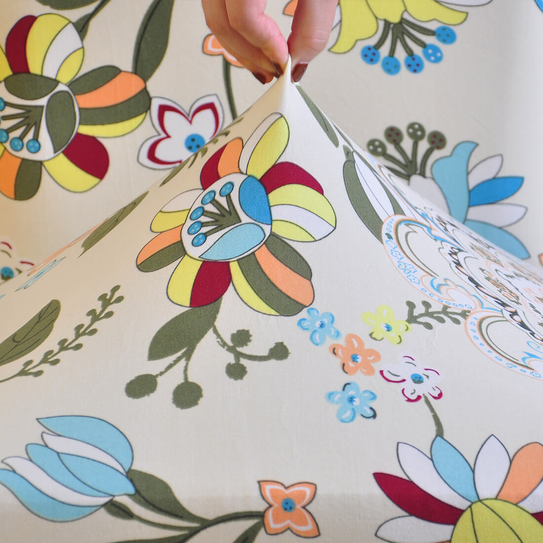 Fodera Per Sedia Floreale Multicolore