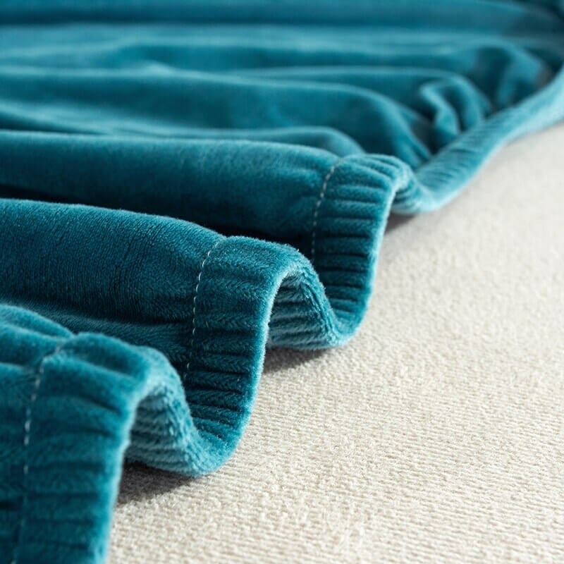 Fodera Per Sedia Xl In Velluto Duck Egg Blue