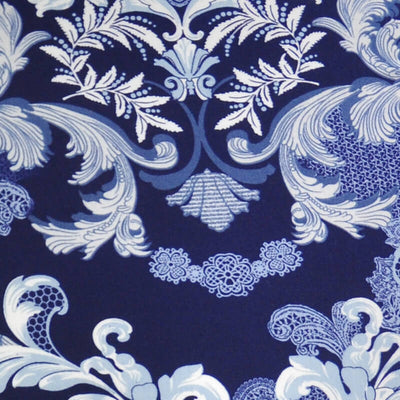 Coprisedia Vintage Bianco E Blu