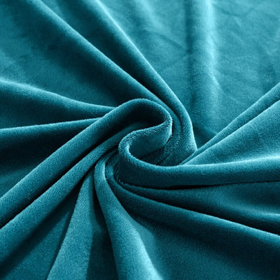 Fodera Per Sedia Xl In Velluto Duck Egg Blue