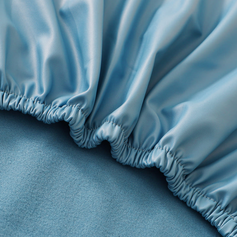 Fodera Per Sedia Da Ufficio In Pelle Celeste