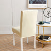 Fodera Per Sedia In Ecopelle Bianco Crema