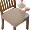 Coprisedile Per Sedia Jacquard Beige Scuro