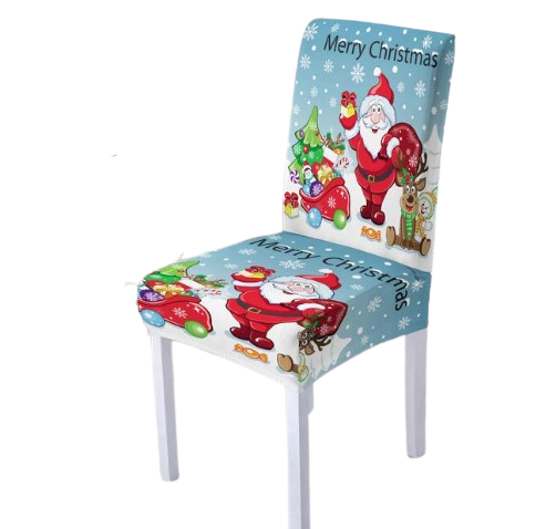 Coprisedia Merry Christmas Azzurro