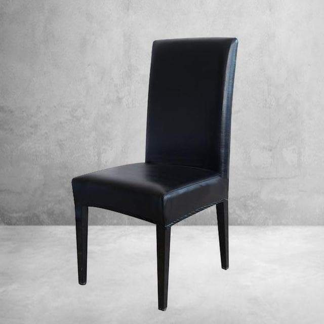 Fodera Per Sedia In Ecopelle Nera