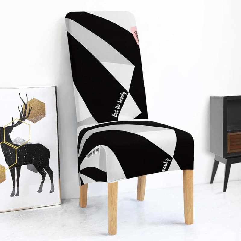 Coprisedia Grande In Bianco E Nero