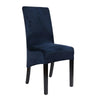 Fodera Per Sedia Grande In Velluto Blu Navy