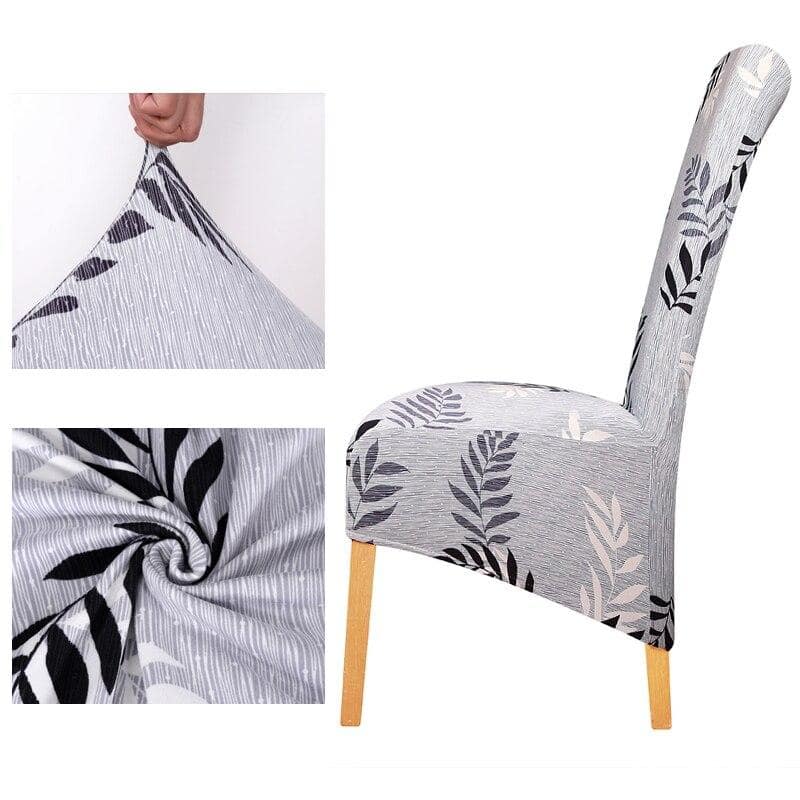 Coprisedia Grande Grigio Chiaro Con Motivi