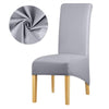 Fodera Per Sedia Deluxe In Ecopelle Grigio Chiaro