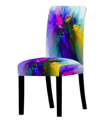 Fodera Per Sedia Marmorizzata Colorata