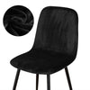 Fodera Per Sedia Scandinava In Velluto Nero