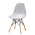 Fodera Per Sedia Scandinava In Velluto Argento