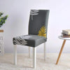 Coprisedia Grigio Con Foglie Gialle E Bianche Lola