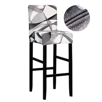 Fodera Per Sgabello Da Bar Wave Beige E Grigio