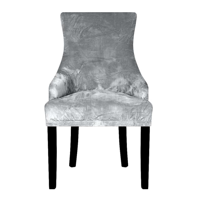 Fodera Per Sedia Scandinava - Velluto Grigio