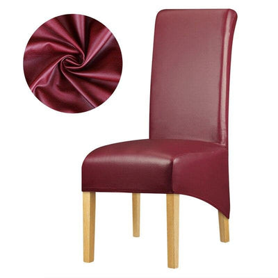 Coprisedia Deluxe In Ecopelle Rosso Bordeaux