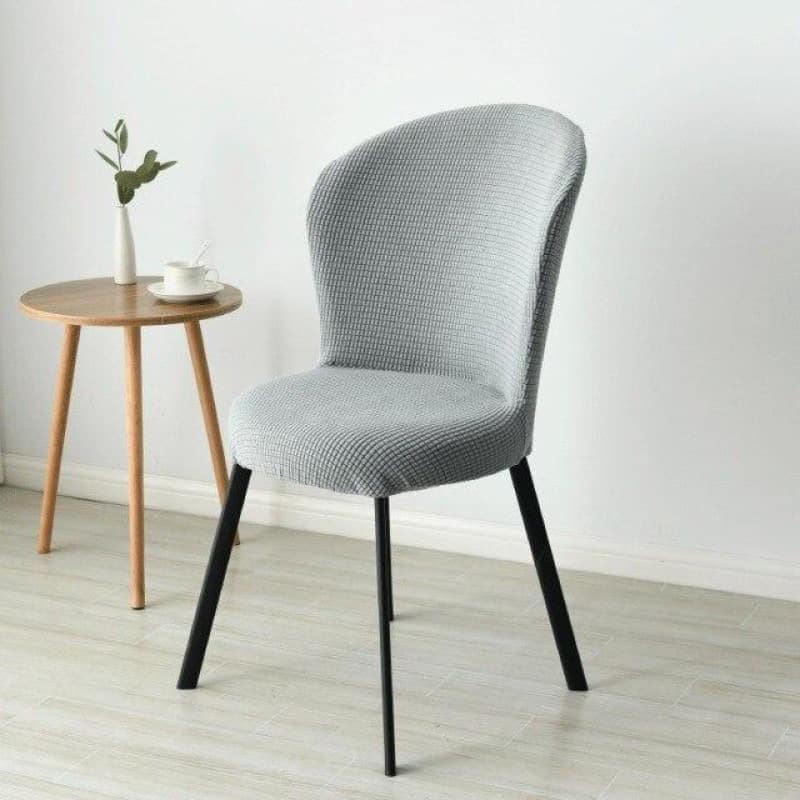 Fodera Per Sedia Scandinava Grigio Metallo
