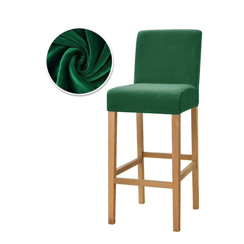 Fodera Per Sgabello Da Bar In Velluto Verde