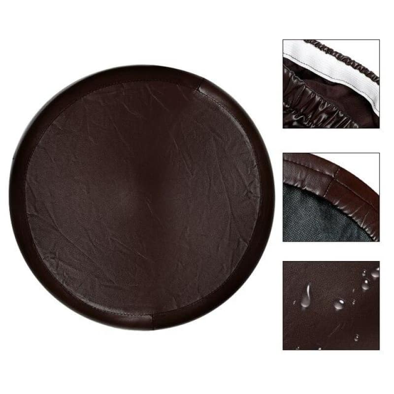 Coprisgabello Da Bar Rotondo Marrone Caffè