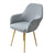 Fodera Per Sedia Scandinava Grigio Chiaro