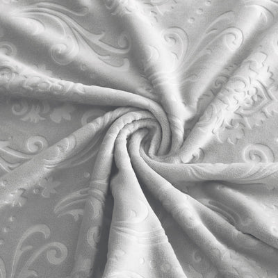Fodera Per Sedia In Velluto Grigio Lily