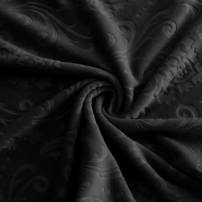 Fodera Per Sedia In Velluto Nero Lys