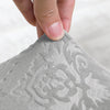 Fodera Per Sedia In Velluto Grigio Lily