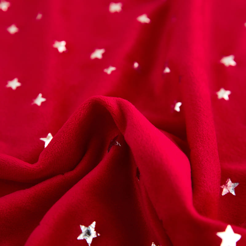 Fodera Per Sedia Natalizia In Velluto Rosso