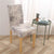 Fodera Per Sedia Beige Con Motivi Grigi