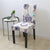 Fodera Per Sedia Beige Con Fiori Blu