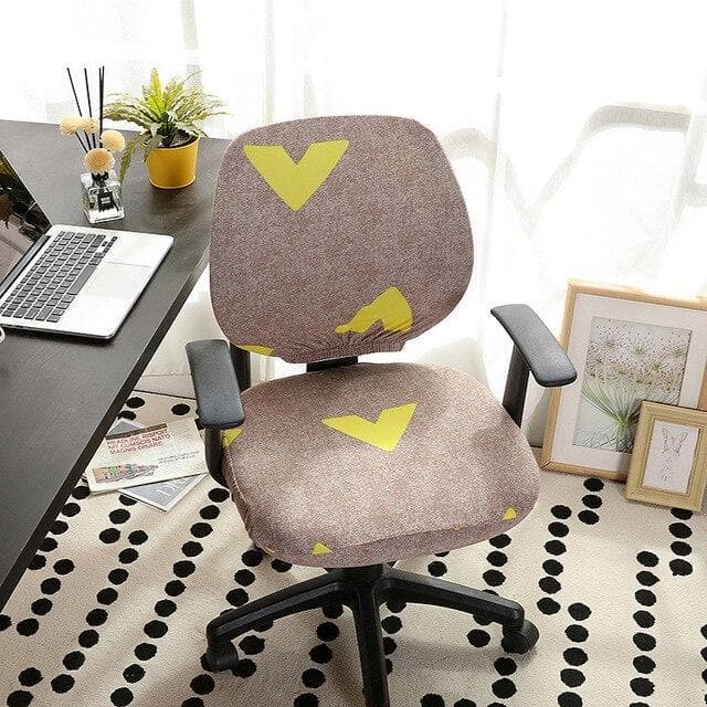 Fodera Per Sedia Da Ufficio Beige Scuro