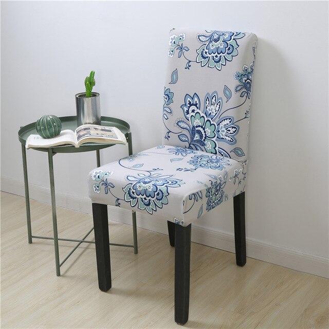 Coprisedia Grigio Chiaro Con Fiori Blu