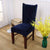 Fodera Per Sedia In Velluto Blu Navy